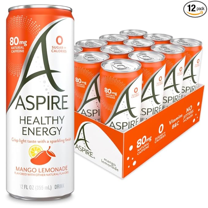 ASPIRE® Mango Lemonade: 12 Oz , Quantity 39, EC $10.8, USD $4, Buy All Price USD $156