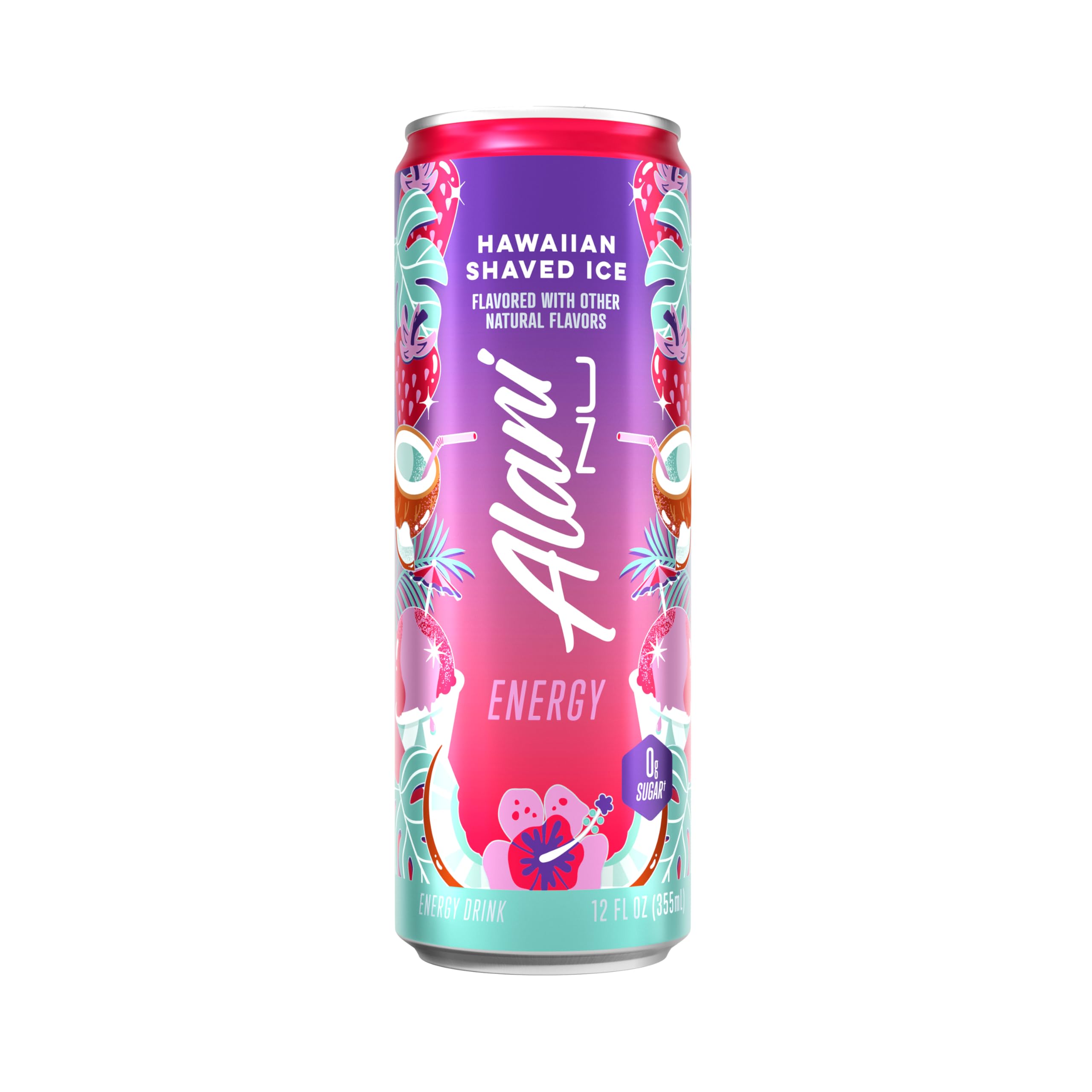 Alani Nu Hawaiian Shaved Ice Sugar Free Energy Drink: 12 oz, Quantity 51, EC $10.8, USD $4, Buy All Price USD $204