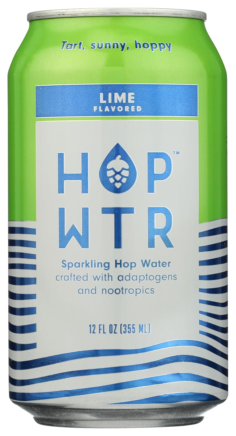 Hop Wtr, Water Sparkling Hop Lime: 12 oz, Quantity 12, EC $4.05, USD $1.5, Buy All Price USD $18