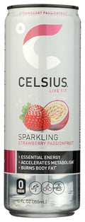 Celsius 12oz SS - Strawberry Passionfruit: 12 oz, Quantity 12, EC $10.8, USD $4, Buy All Price USD $48