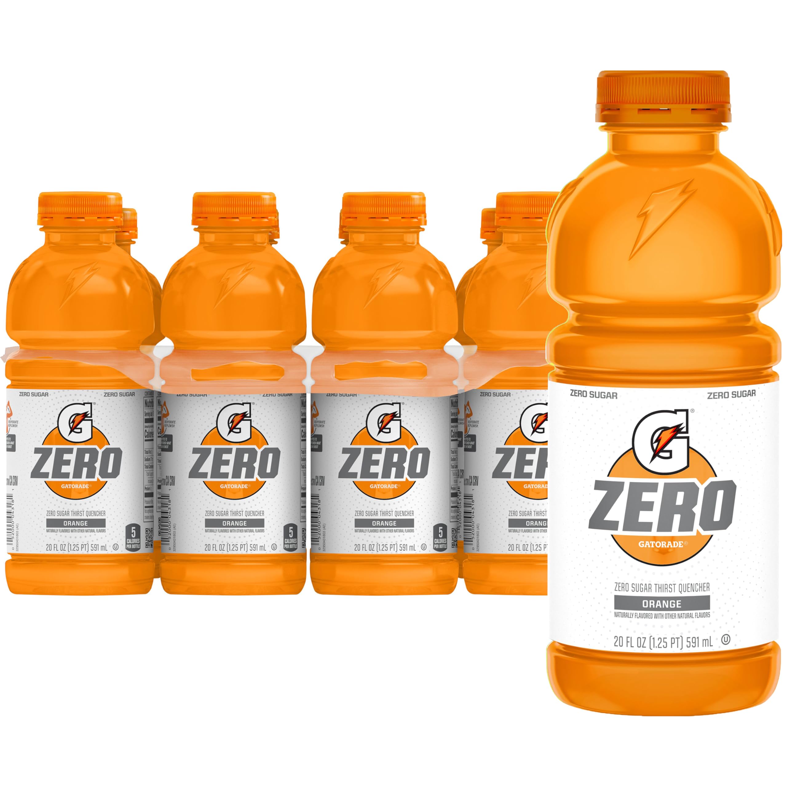 Gatorade Thirst Quencher Zero Sugar Sports Drink: 20 oz, Quantity 8, EC $5.4, USD $2, Buy All Price USD $16