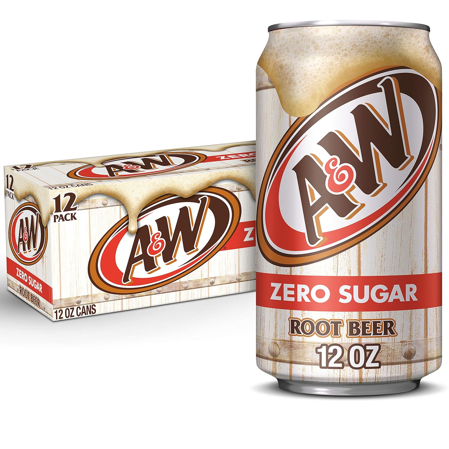 A&W Zero Sugar Root Beer: 12 oz, Quantity 6, EC $3.51, USD $1.3, Buy All Price USD $7.8